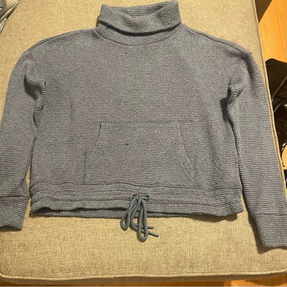 90 Degree By Reflex Gray Turtleneck Sweater